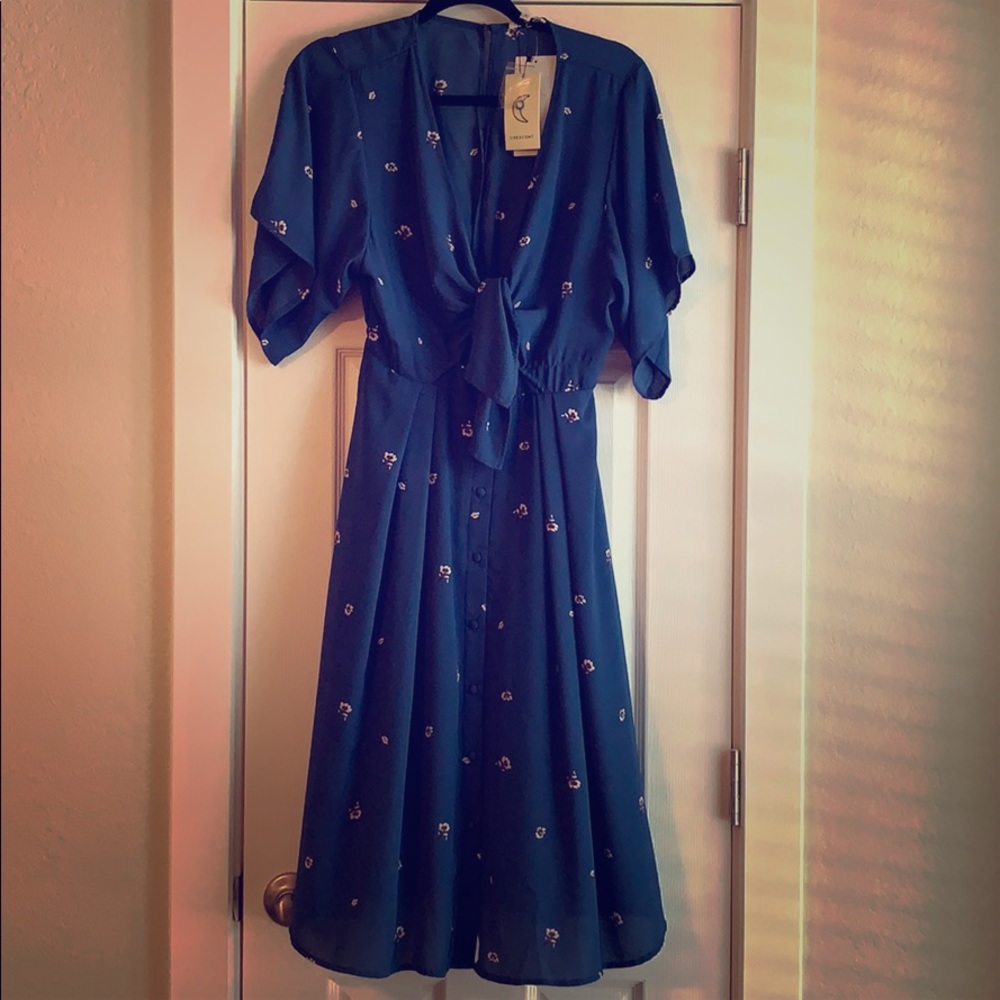 Midi floral dress